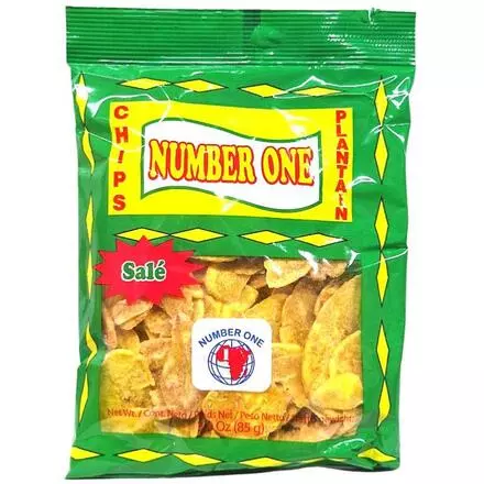Africa Market Epicerie Africaine Nantes CHIPS PLANTAIN SALE 20X85G NUMBER ONE