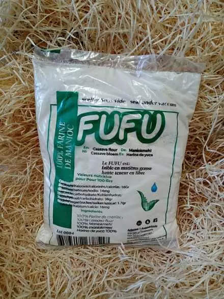 Africa Market Epicerie Africaine Nantes FARINE DE MANIOC FUFU 12 X 1KG