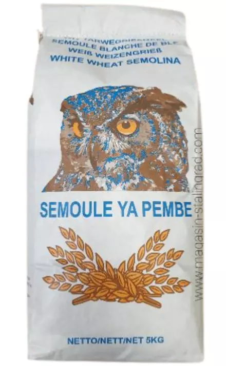 Africa Market Epicerie Africaine Nantes SEMOULE DE BLE BLANCHE 5KG YAPEMBE